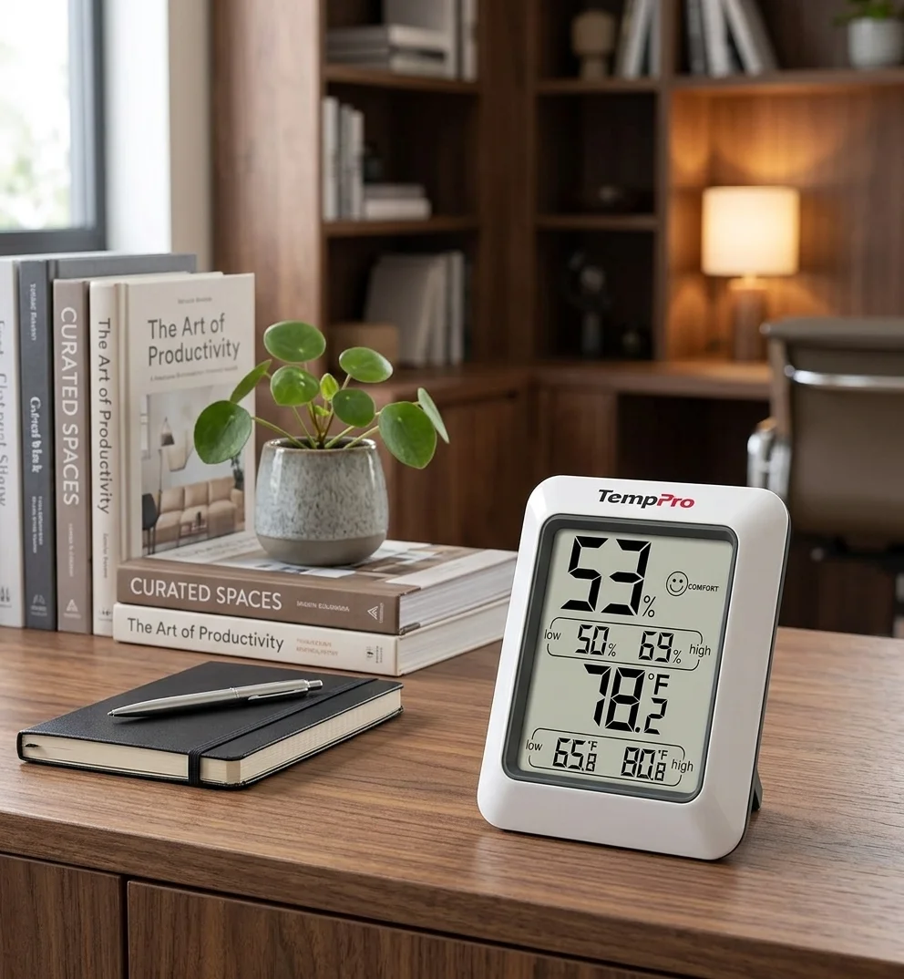El ThermoPro TP50 integrado en un contexto doméstico cotidiano.